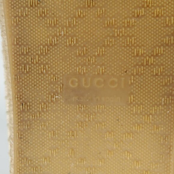 Gucci GG Supreme Monogram Canvas Slip On Espadrille Flats - Picture 7 of 9